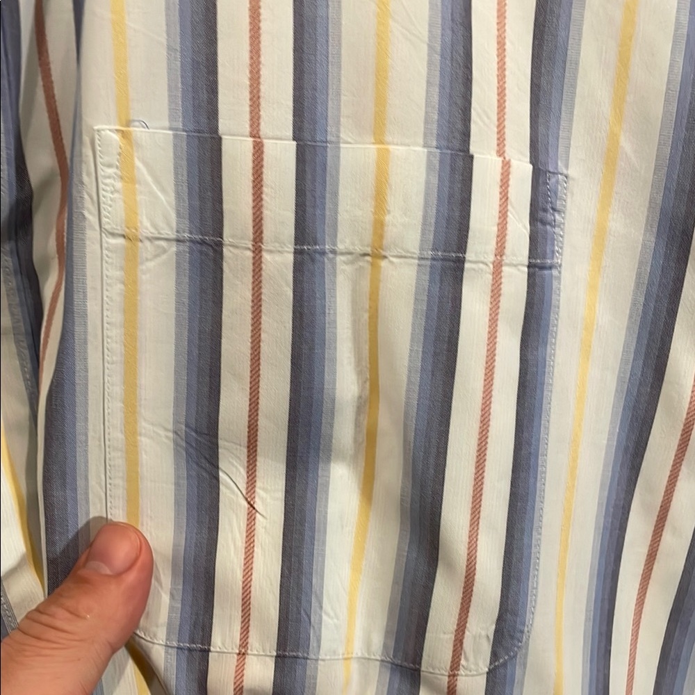 The Territory Ahead Blue and Yellow Casual Button Down Shirt - Picture 3 of 8